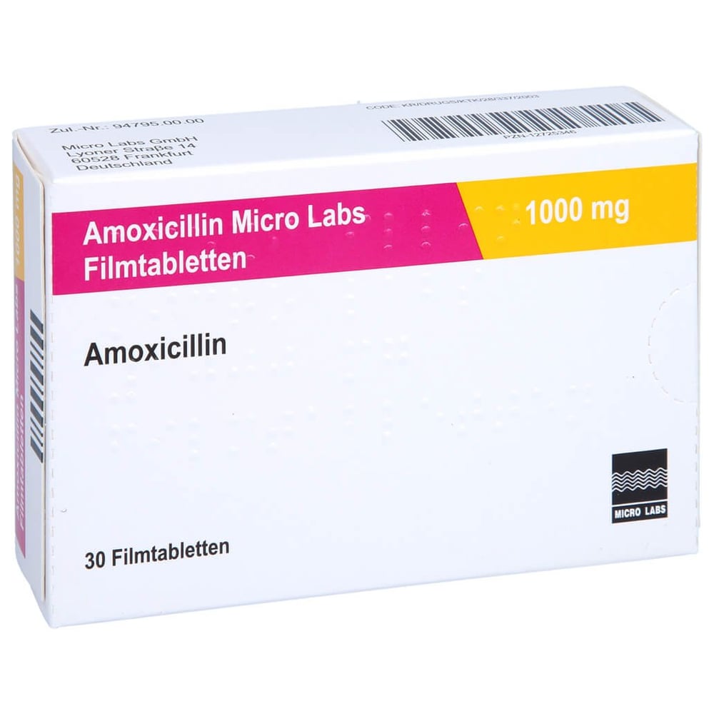 Amoxicillin Micro Labs 1000 mg