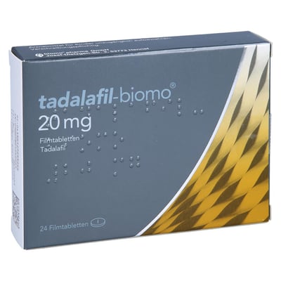 Tadalafil-biomo 20 mg Filmtabletten