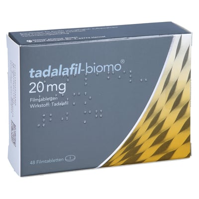 Tadalafil-biomo 20 mg Filmtabletten