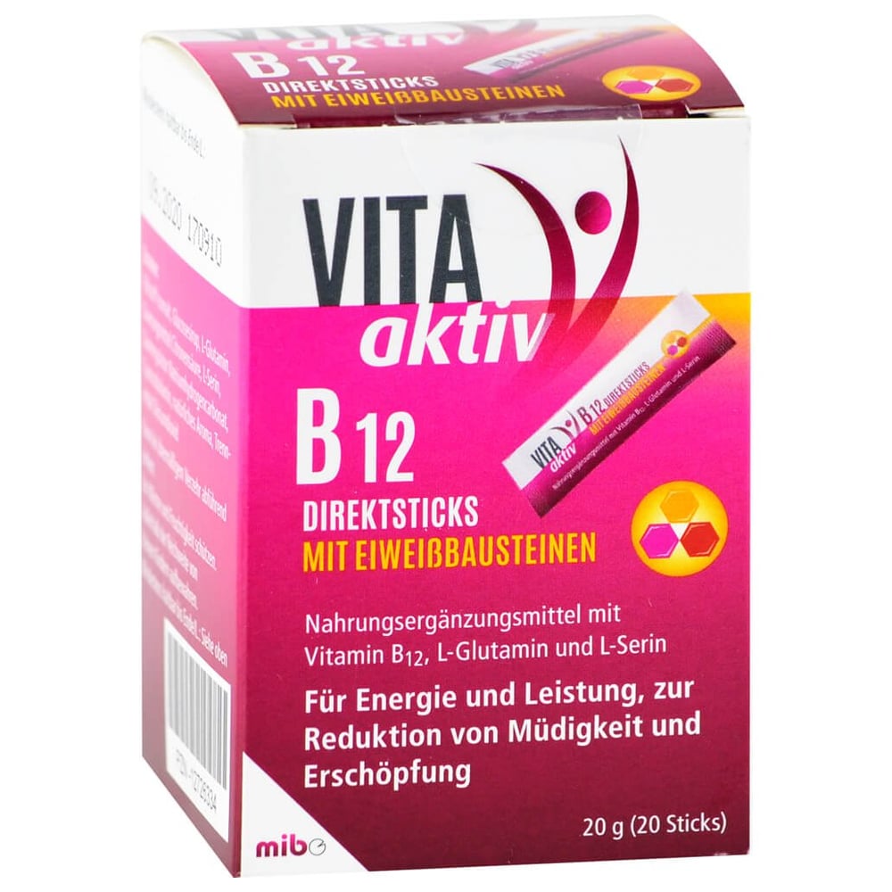 Vita Aktiv B12 Direktsticks mit Eiweißbausteinen