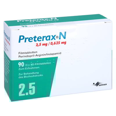 Preterax N 2,5 mg/0,625 mg