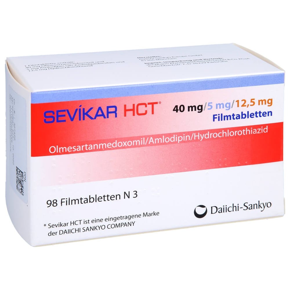 Sevikar HCT 40 mg/5 mg/12,5 mg