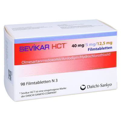 Sevikar HCT 40 mg/5 mg/12,5 mg