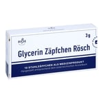Glycerin Zäpfchen Rösch 3 g gegen Verstopfung