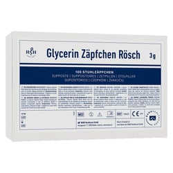 Glycerin Zäpfchen Rösch 3 g gegen Verstopfung