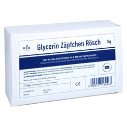 Glycerin Zäpfchen Rösch 3 g gegen Verstopfung