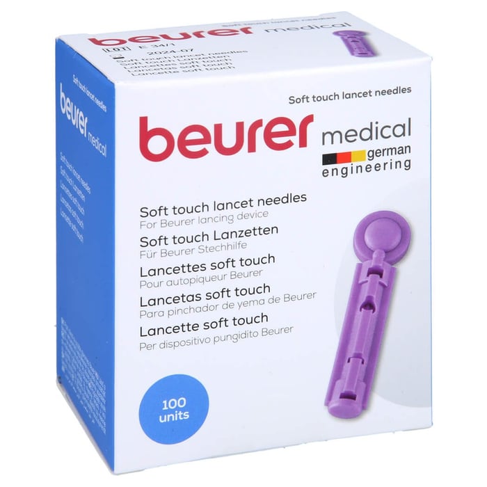 Beurer Lanzetten soft touch 33 G f.Blutzuck.Messg.