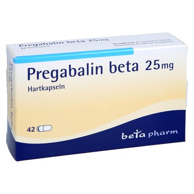 Pregabalin beta 25 mg