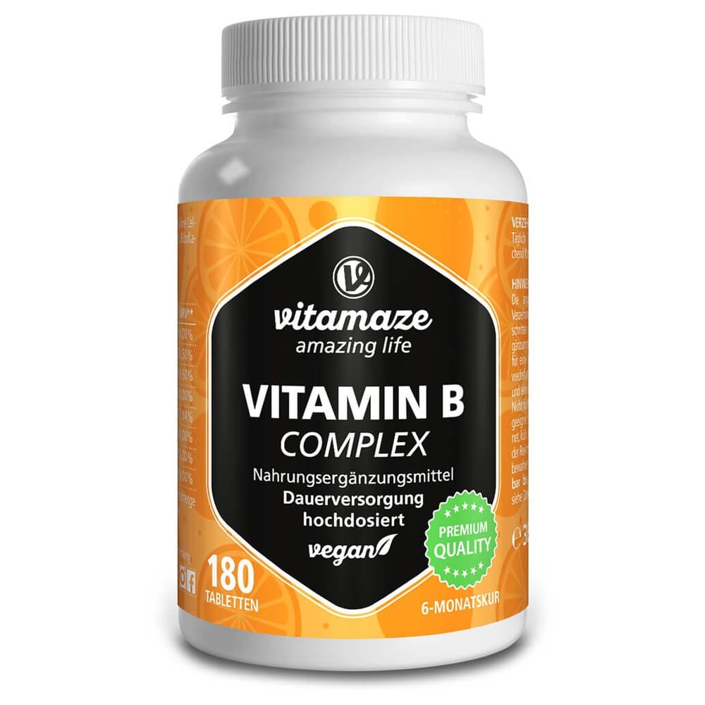 Vitamin B-Complex hochdosiert vegan