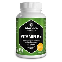 Vitamin K2 200 ug hochdosiert vegan