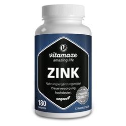 Zink 25 mg hochdosiert vegan