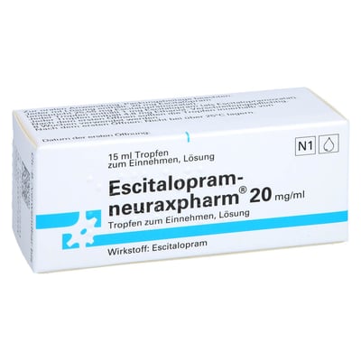 Escitalopram-neuraxpharm 20 mg/ml
