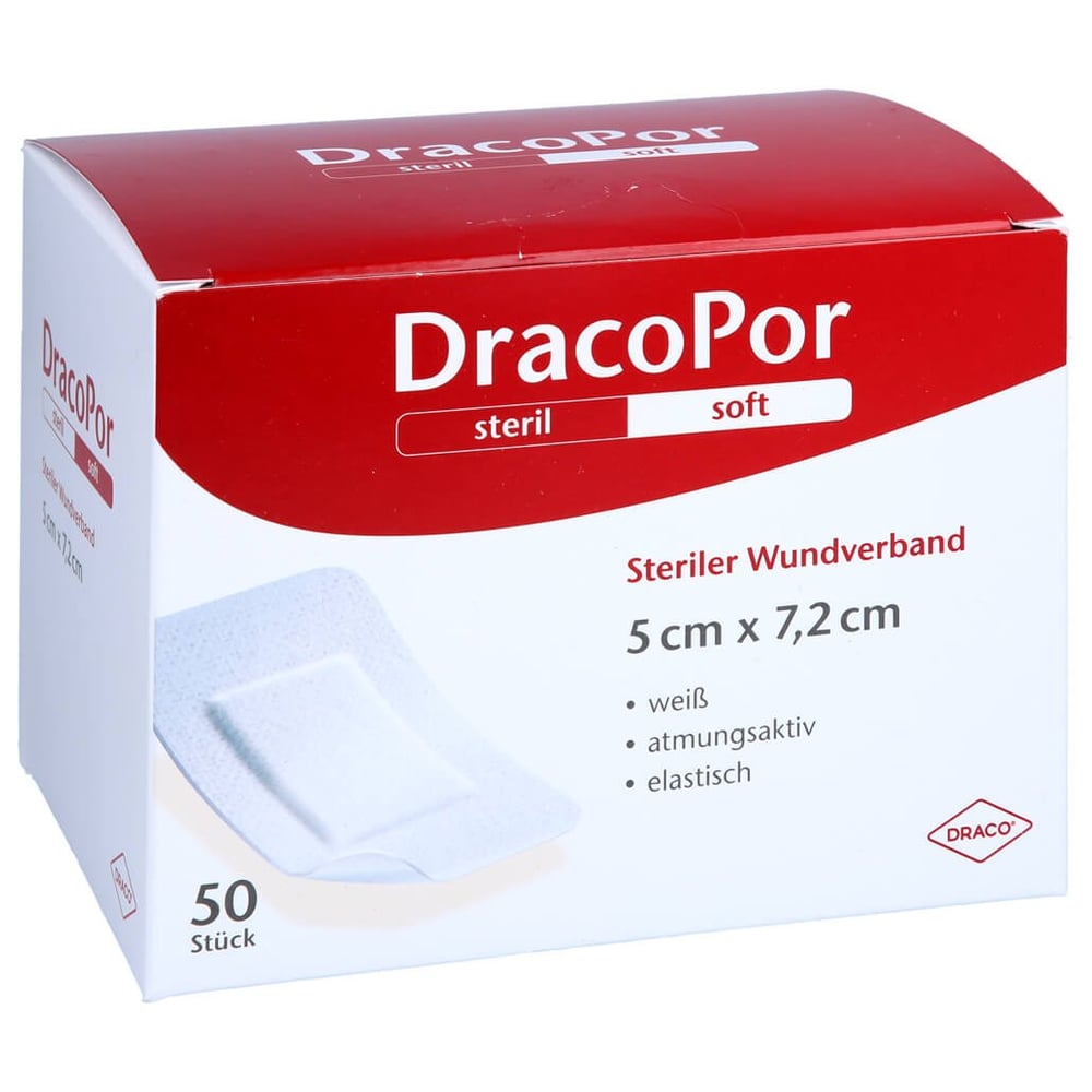 Dracopor Wundverband 5x7,2 cm steril