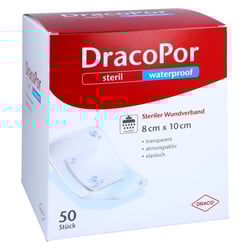 Dracopor waterproof Wundverband 8x10 cm steril