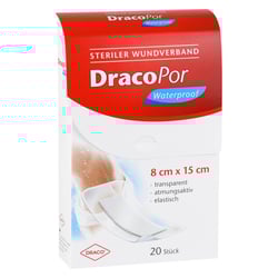 Dracopor waterproof Wundverband 8x15 cm steril