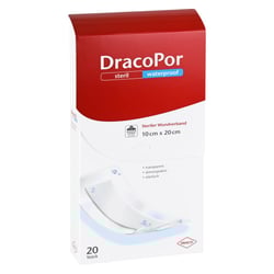 Dracopor waterproof Wundverband 10x20 cm steril