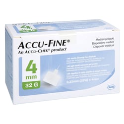 Accu-Fine Sterile Nadeln für Insulinpens 4 mm