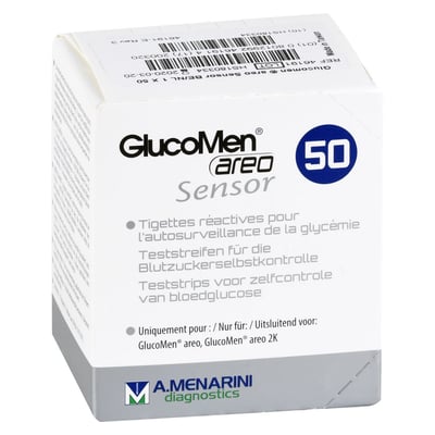 Glucomen areo Sensor Teststreifen 1001 Artikel Medical