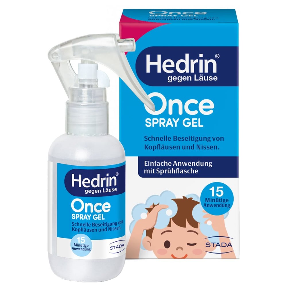 Hedrin Once Spray Gel
