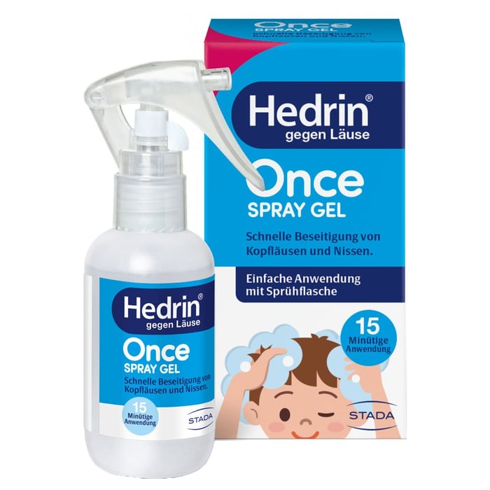 Hedrin Once Spray Gel
