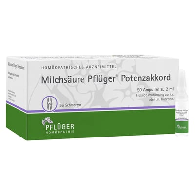 Milchsäure Pflüger Potenzakkord