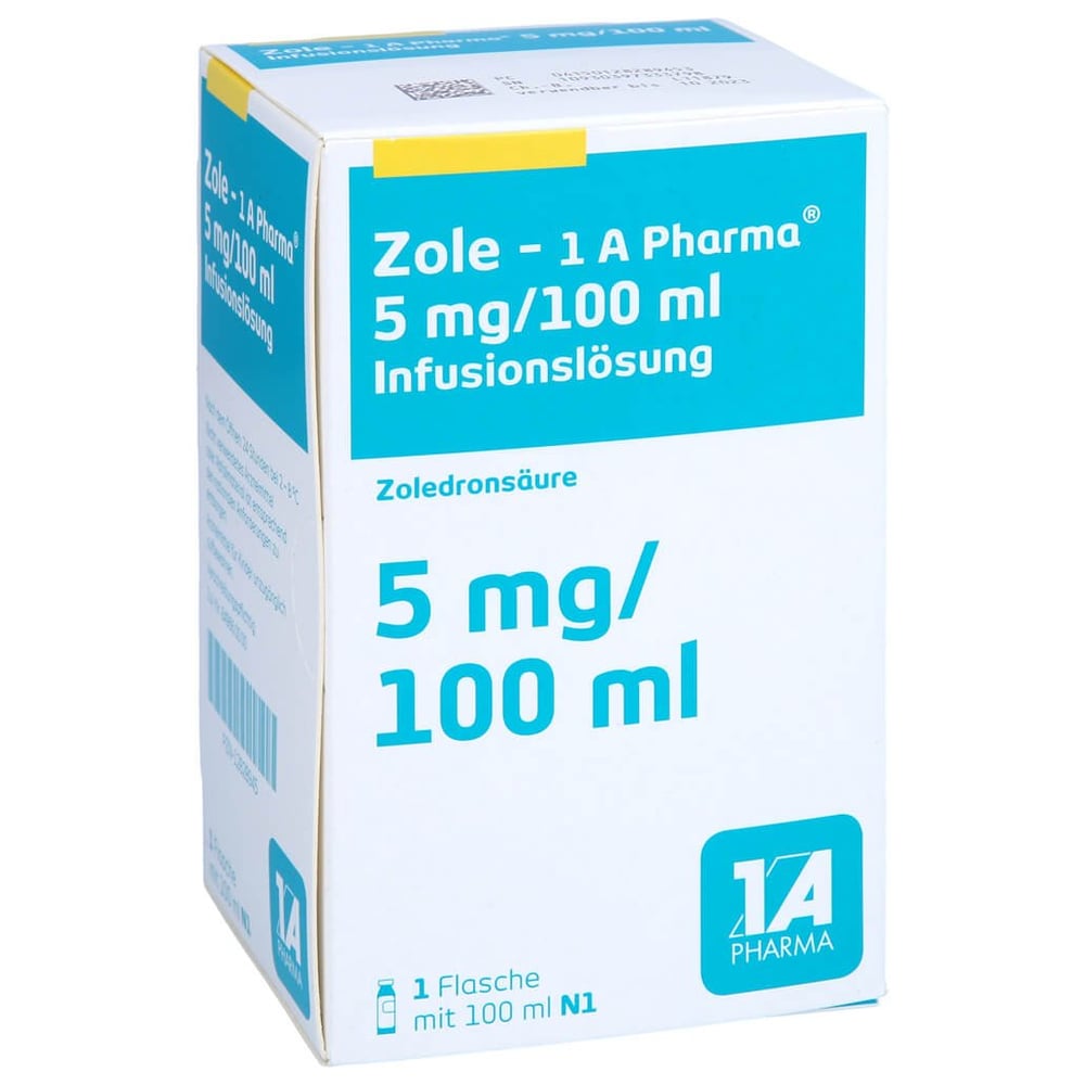 Zole - 1 A Pharma 5 mg/100 ml Infusionslösung