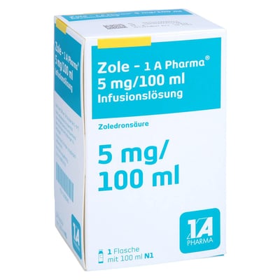 Zole - 1 A Pharma 5 mg/100 ml Infusionslösung