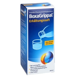 BoxaGrippal Erkältungssaft 200mg/10ml + 30mg/10ml