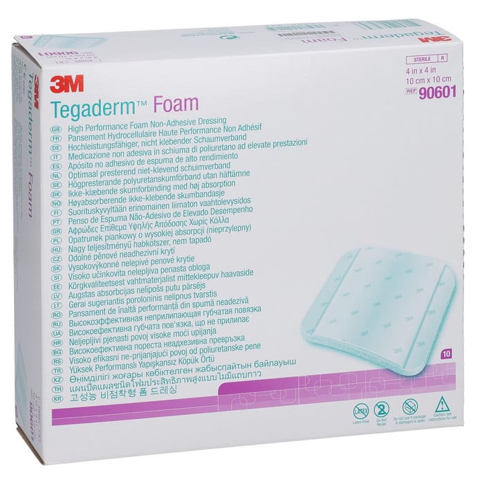 Tegaderm Foam n.klebend 10x10 cm 90601