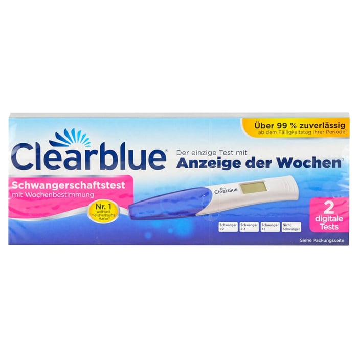 Clearblue Schwangerschaftstest m. WOCHENBESTIMMUNG