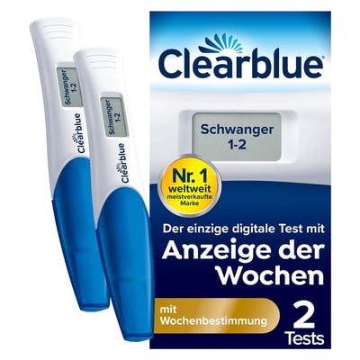 Clearblue Schwangerschaftstest mit Wochenbestimmung