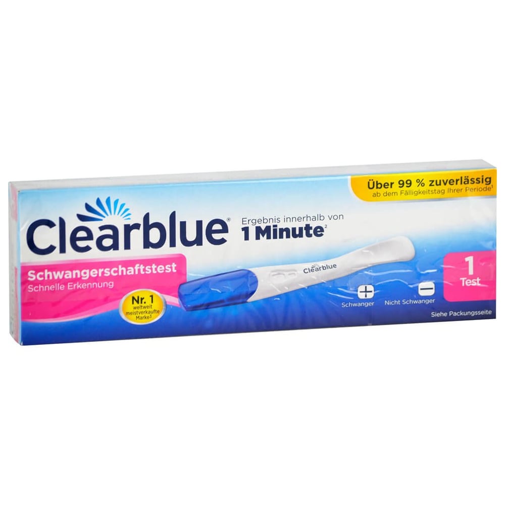 Clearblue Schwangerschaftstest SCHNELLE ERKENNUNG