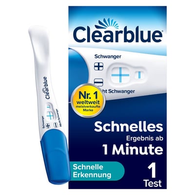 Clearblue Schwangerschaftstest SCHNELLE ERKENNUNG