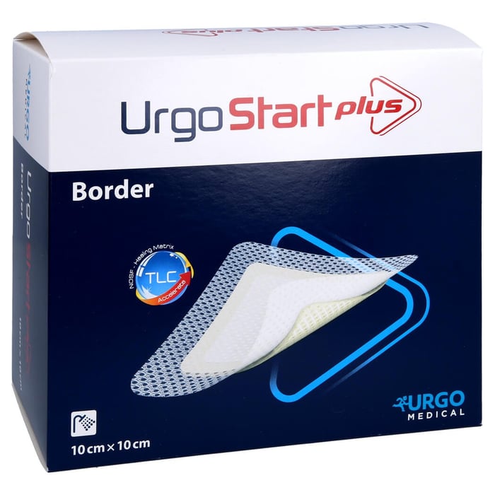 Urgostart Plus Border 10x10 cm Wundverband