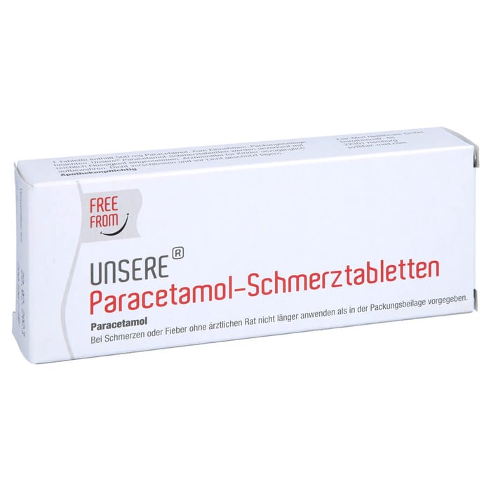 Unsere Paracetamol Schmerztabletten