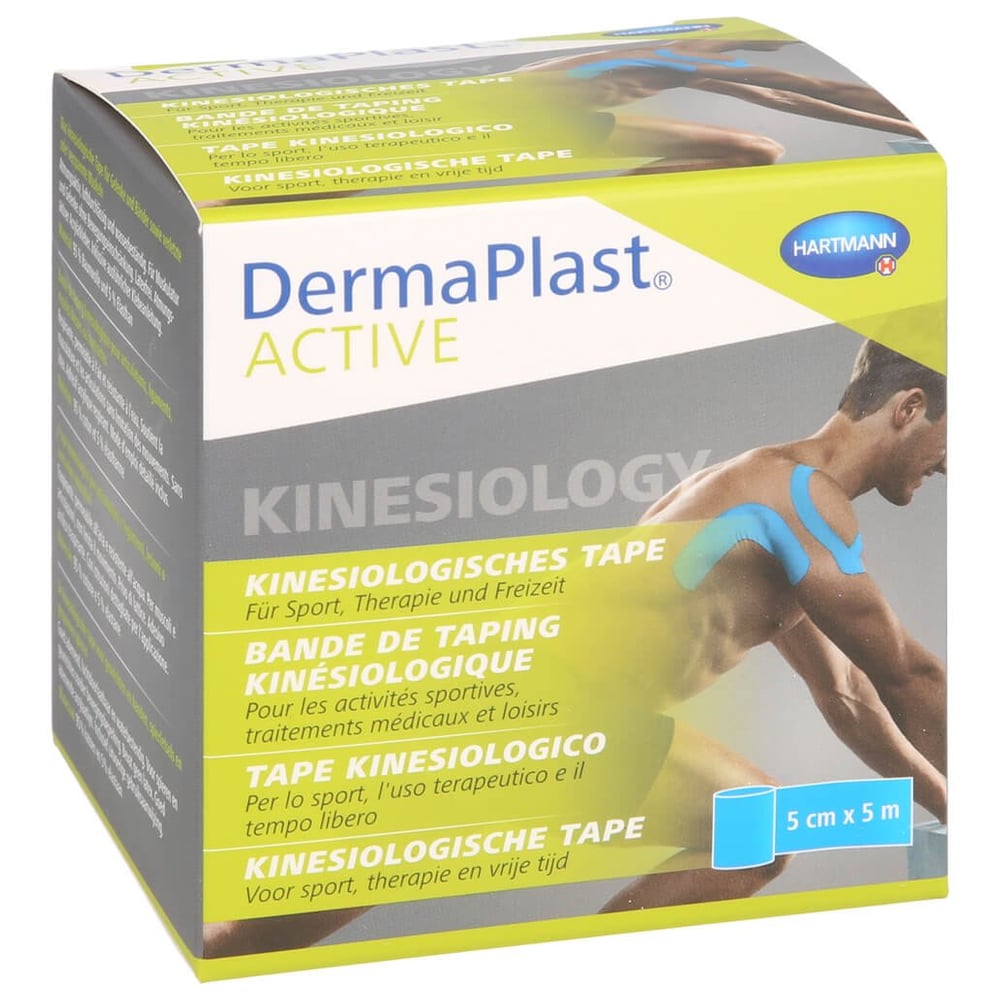 Dermaplast Active Kinesiology Tape 5 cmx5 m blau