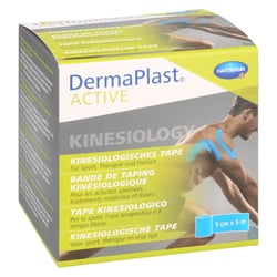 Dermaplast Active Kinesiology Tape 5 cmx5 m blau