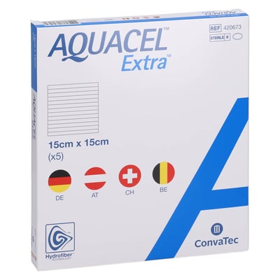 Aquacel Extra 15x15cm Verband