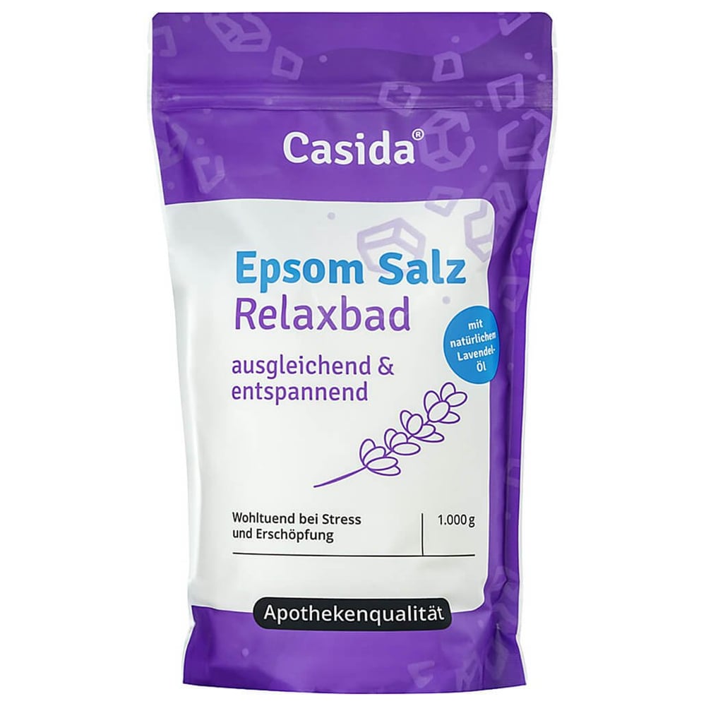 Epsom Salz Relaxbad mit Lavendel