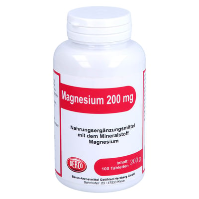 Magnesium 200 mg Berco Produktbild 1