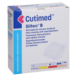 Cutimed Siltec B 10x10 Cm