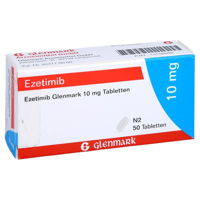 Ezetimib Glenmark 10mg
