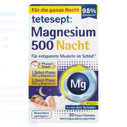 Tetesept Magnesium 500 Nacht Tabletten