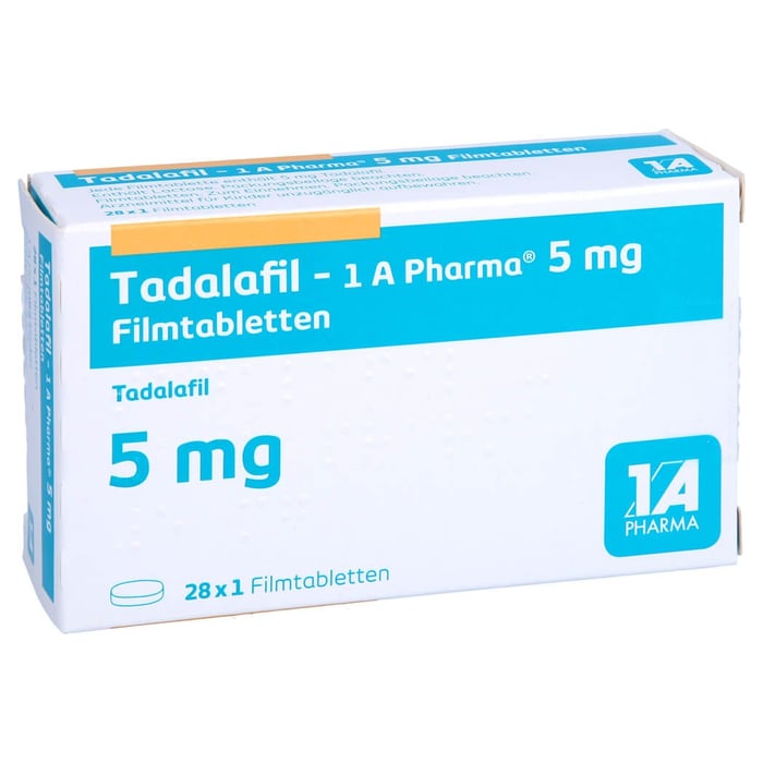 Tadalafil - 1 A Pharma 5 mg Filmtabletten