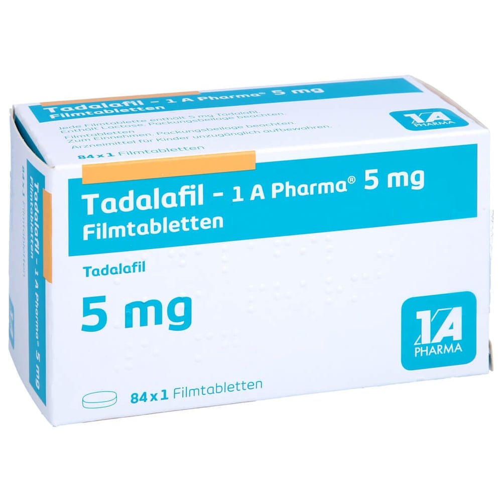 Tadalafil - 1 A Pharma 5 mg Filmtabletten