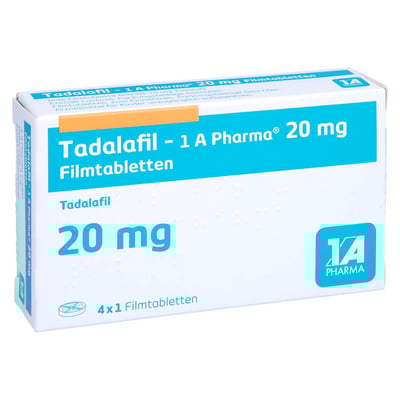 Tadalafil - 1 A Pharma 20 mg Filmtabletten