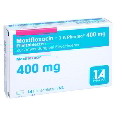 Moxifloxacin - 1 A Pharma 400 mg Filmtabletten