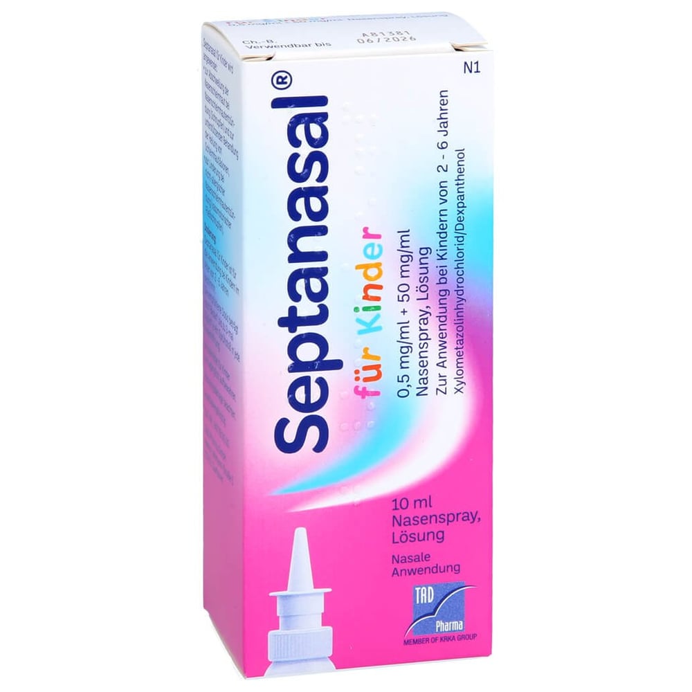Septanasal für Kinder 0.5mg/ml+50mg/ml Nasenspray