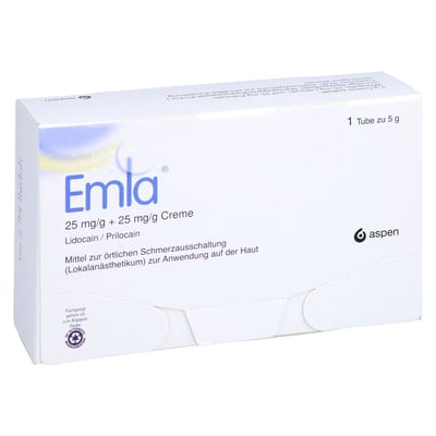 Emla 25 mg/g + 25 mg/g Creme