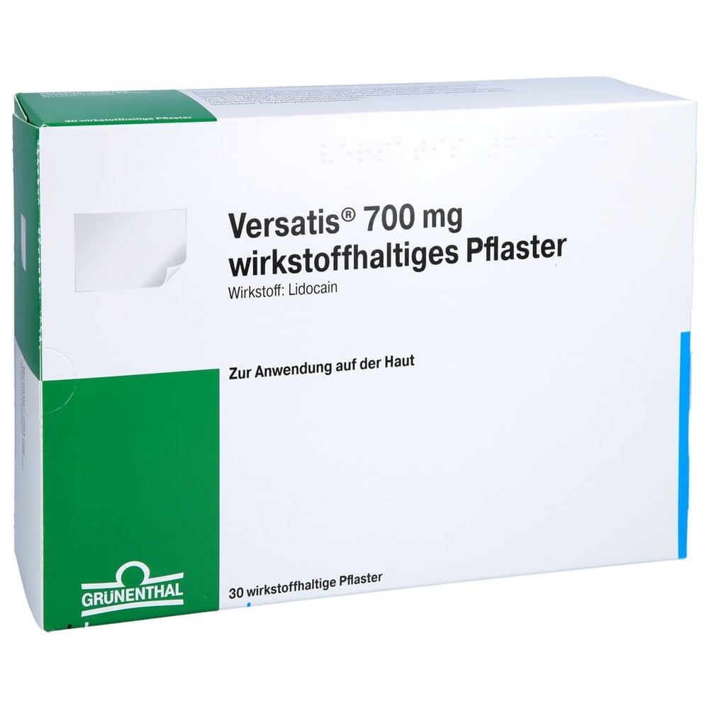 Versatis 700 mg wirkstoffhaltiges Pflaster